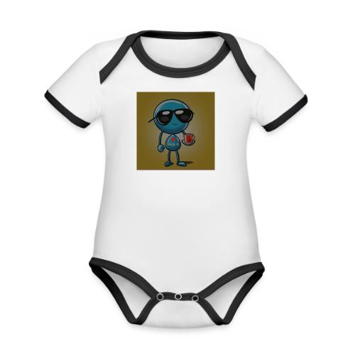 Love Mrs S - Organic Contrast SS Baby Bodysuit