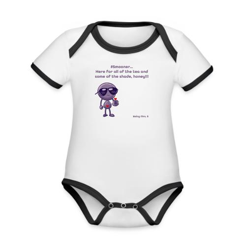 Smoon City_12_Here for the tea - Organic Contrast SS Baby Bodysuit