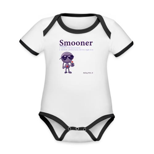 Smoon City_Smooner - Organic Contrast SS Baby Bodysuit