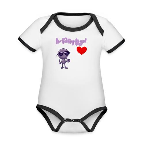 Smoon City 18_I'm Rooting For You Too - Organic Contrast SS Baby Bodysuit