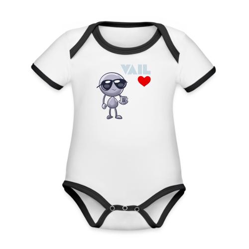 Smoon City_Vail - Organic Contrast SS Baby Bodysuit