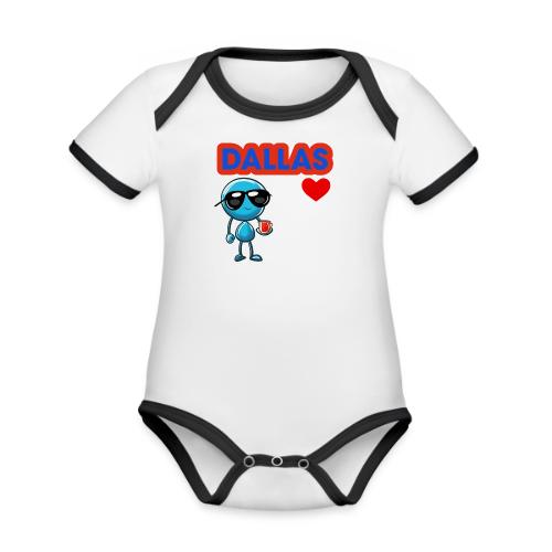 Smoon City_Dallas - Organic Contrast SS Baby Bodysuit