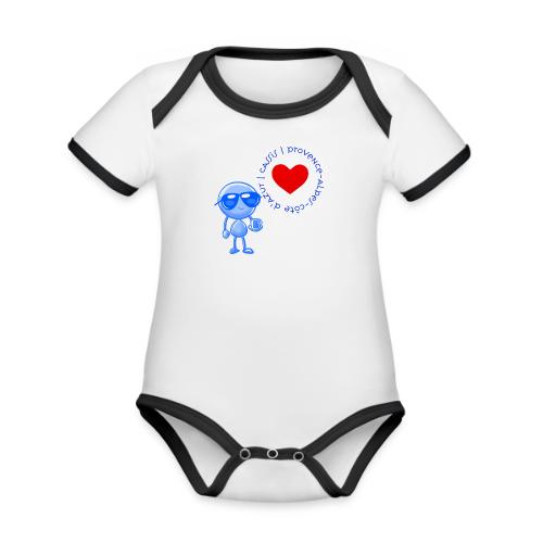 Smoon City_Cassis Provence Alpes Côte d Azur - Organic Contrast SS Baby Bodysuit