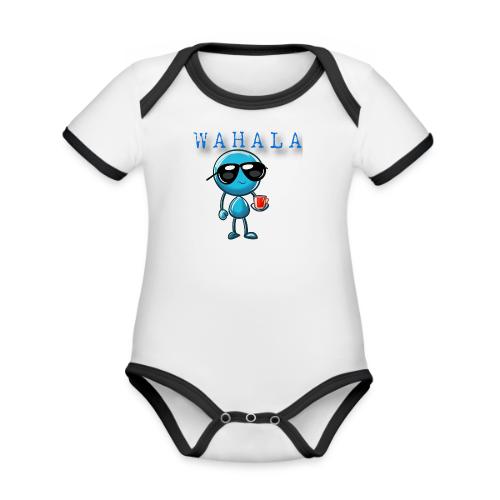 Smoon City_Wahala - Organic Contrast SS Baby Bodysuit