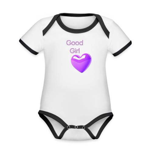 Smoon City_Good Girl - Organic Contrast SS Baby Bodysuit