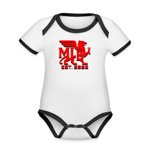 MLB 9 25 - Organic Contrast SS Baby Bodysuit