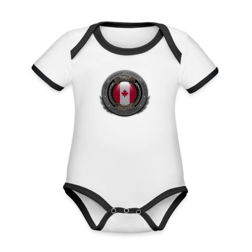 TAW SEAL flags Canada - Organic Contrast SS Baby Bodysuit