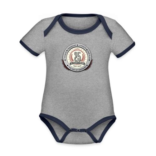 25 Years Strong - Organic Contrast SS Baby Bodysuit