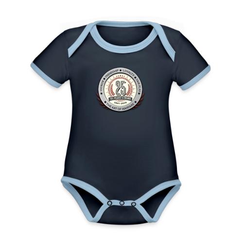 25 Years Strong - Organic Contrast SS Baby Bodysuit