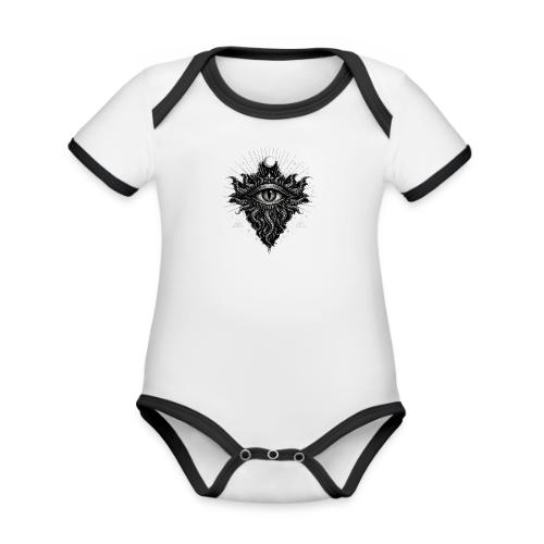 Eldritch Eye - Organic Contrast SS Baby Bodysuit