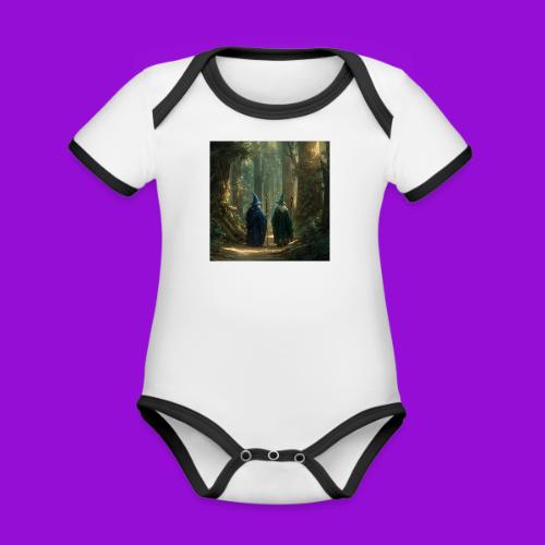 Wizards Walk - Organic Contrast SS Baby Bodysuit
