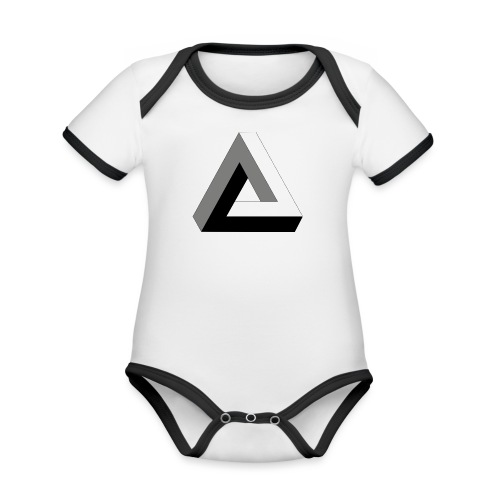 Infinity Tri - Organic Contrast SS Baby Bodysuit