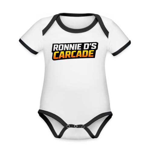 Carcadelogomain - Organic Contrast SS Baby Bodysuit