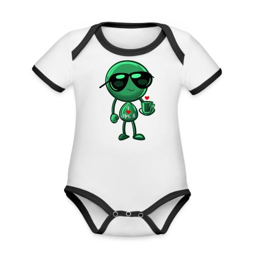 Smoon_I love Mrs S Green - Organic Contrast SS Baby Bodysuit