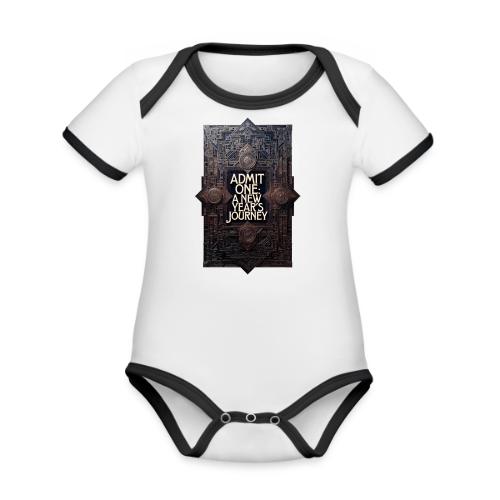 Art Deco VIP Pass T-Shirt - Organic Contrast SS Baby Bodysuit