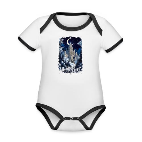 Celestial Winter Temple T-Shirt - Organic Contrast SS Baby Bodysuit