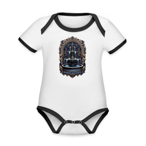 Gilded Baroque Fountain T-Shirt - Organic Contrast SS Baby Bodysuit