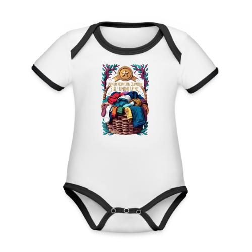 Laundry Mountain Champion Tee | Still Undefeated - Organic Contrast SS Baby Bodysuit