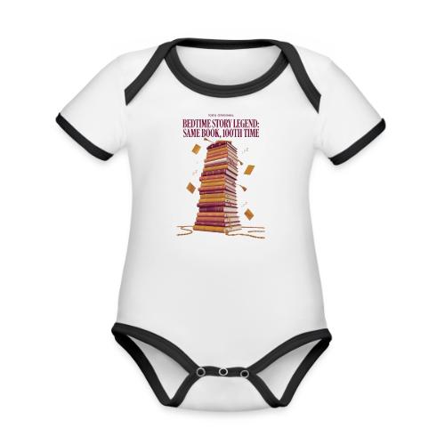 Bedtime Story Legend T Shirt - Organic Contrast SS Baby Bodysuit
