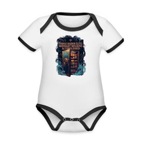 Fridge Raider Elite T Shirt - Organic Contrast SS Baby Bodysuit