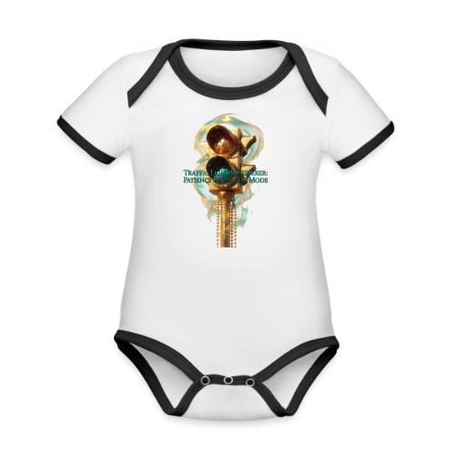 Traffic Light Whisperer T Shirt - Organic Contrast SS Baby Bodysuit