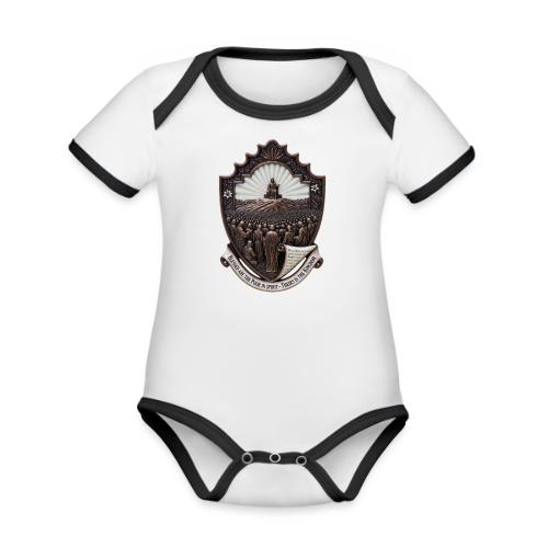 Sermon on the Mount T Shirt, Christian Faith Gift - Organic Contrast SS Baby Bodysuit