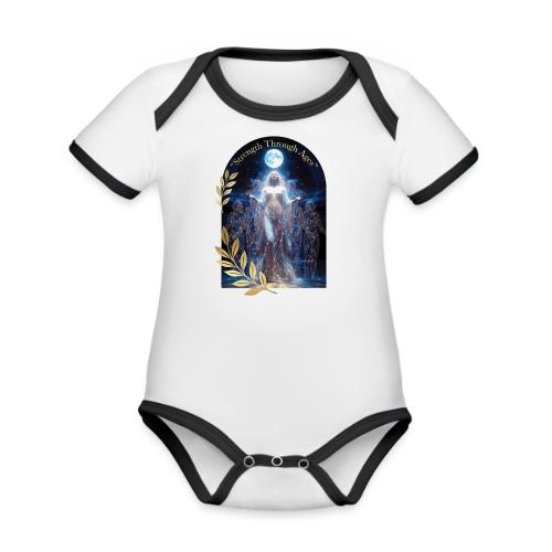 Women's Day Legacy T Shirt, Empowerment Gift 2026 - Organic Contrast SS Baby Bodysuit