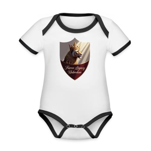 Women's Day Legacy T Shirt, Empowerment Gift 2026 - Organic Contrast SS Baby Bodysuit