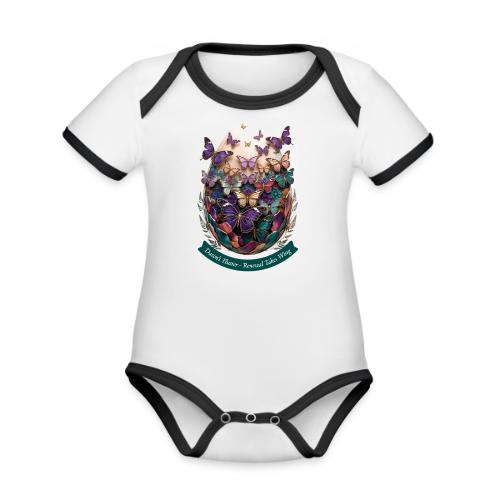 Easter Dawn's Flutter Butterfly T Shirt, Gift - Organic Contrast SS Baby Bodysuit