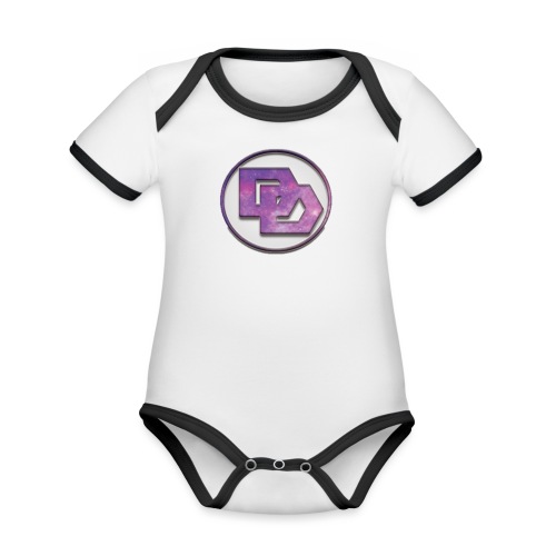 DerpDagg Logo - Organic Contrast SS Baby Bodysuit
