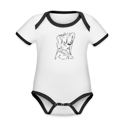 Esquisse - Organic Contrast SS Baby Bodysuit