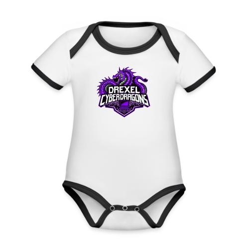 Purple Team - Organic Contrast SS Baby Bodysuit
