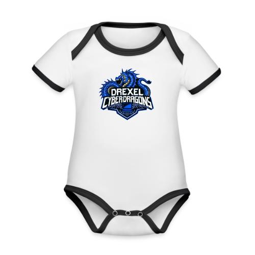 Blue Team - Organic Contrast SS Baby Bodysuit