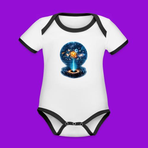 Holographic Universe - Organic Contrast SS Baby Bodysuit