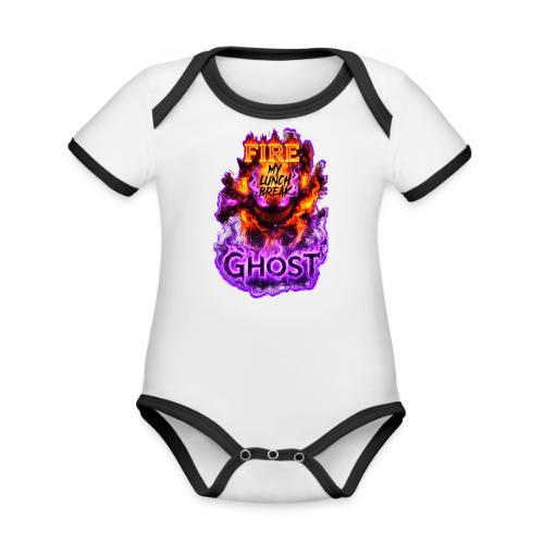The Fire Ghost 26 - Organic Contrast SS Baby Bodysuit