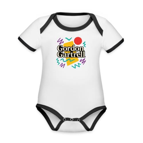 Gordon Gartrell Inspired Retro 80s T-Shirt - Organic Contrast SS Baby Bodysuit