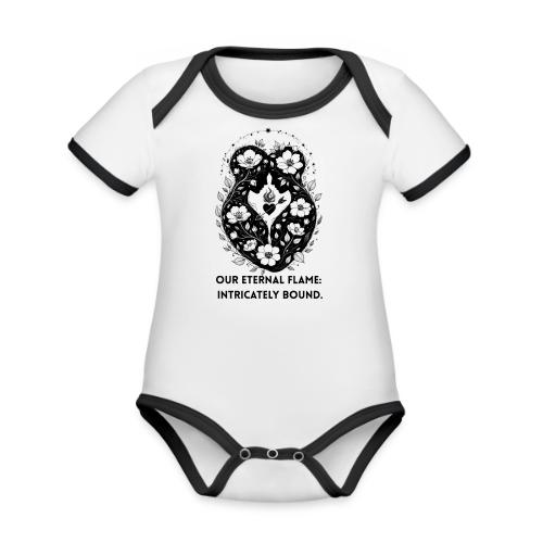 Eternal Flame of Embrace T-Shirt - Organic Contrast SS Baby Bodysuit