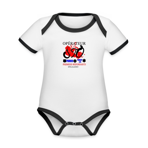 Operateur STO - Organic Contrast SS Baby Bodysuit