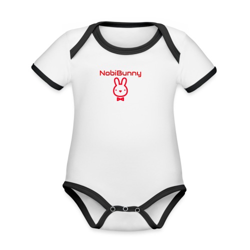 nobibunny - Organic Contrast SS Baby Bodysuit
