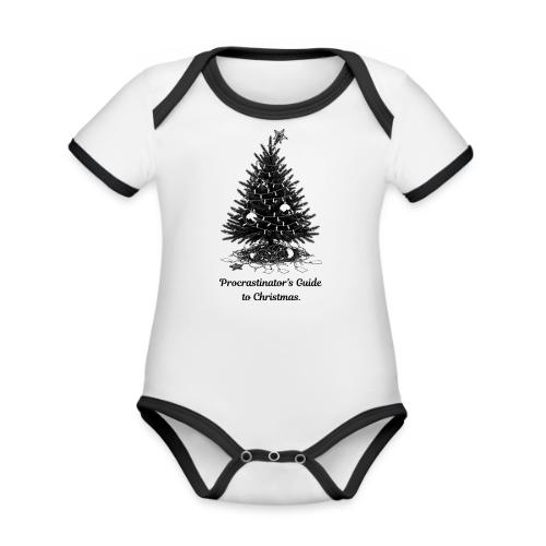 Procrastinator's Guide Christmas T-Shirt - Organic Contrast SS Baby Bodysuit
