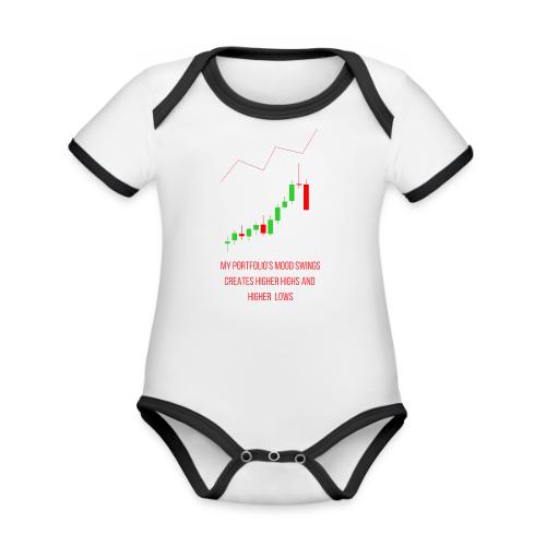 Technical Analysis Trading T-Shirt| Sarcastic - Organic Contrast SS Baby Bodysuit