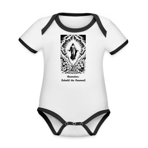 Christian T-Shirt, Poster, & Mug - Organic Contrast SS Baby Bodysuit