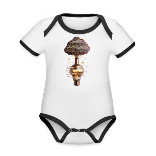 Dad Joke Generator T Shirt - Organic Contrast SS Baby Bodysuit