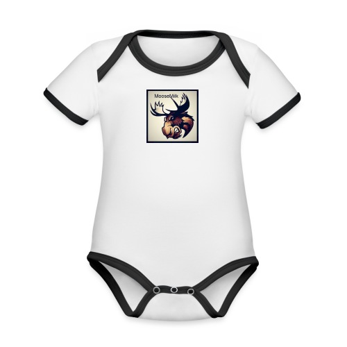 Moosmilk Signuture Merch - Organic Contrast SS Baby Bodysuit
