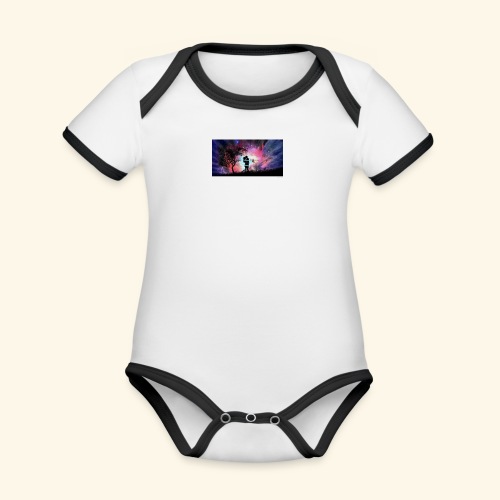 images 1 - Organic Contrast SS Baby Bodysuit