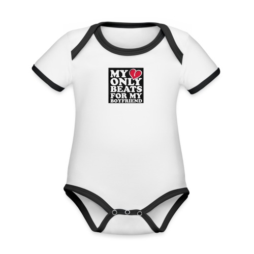 baby shirst - Organic Contrast SS Baby Bodysuit