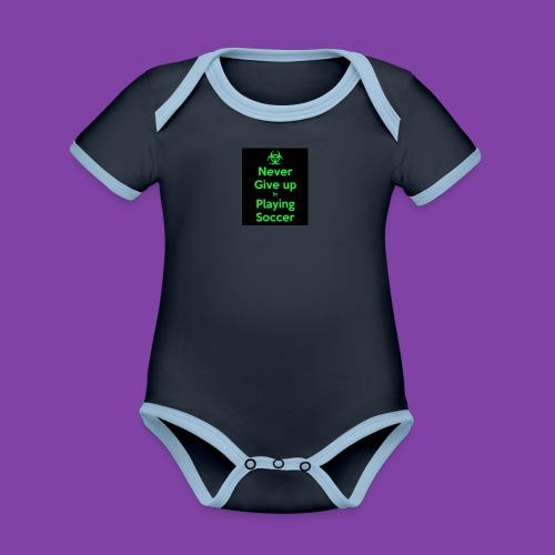 thA573TVA2 - Organic Contrast SS Baby Bodysuit