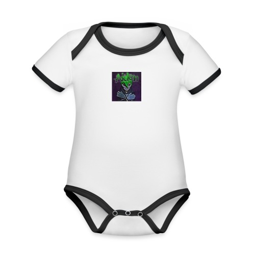 Team Aiden - Organic Contrast SS Baby Bodysuit