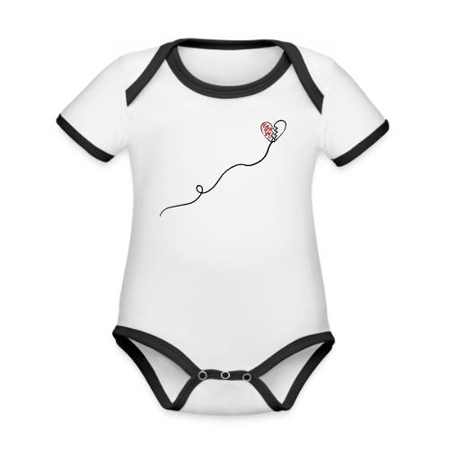 You Don't Know Me Album Art - Organic Contrast SS Baby Bodysuit