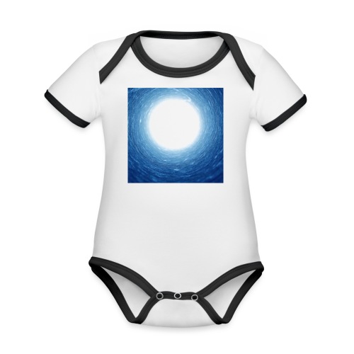 Scintillant Movement - Organic Contrast SS Baby Bodysuit